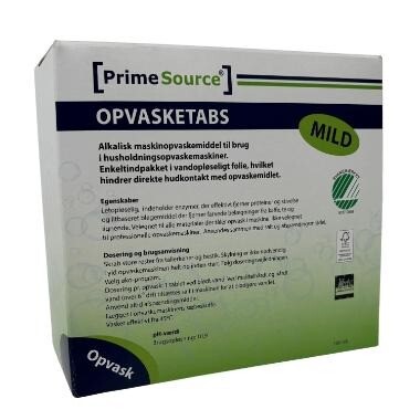 Opvasketabs - Prime Source - Vandopløselig folie - Til husholdningsmaskiner - 100 stk
