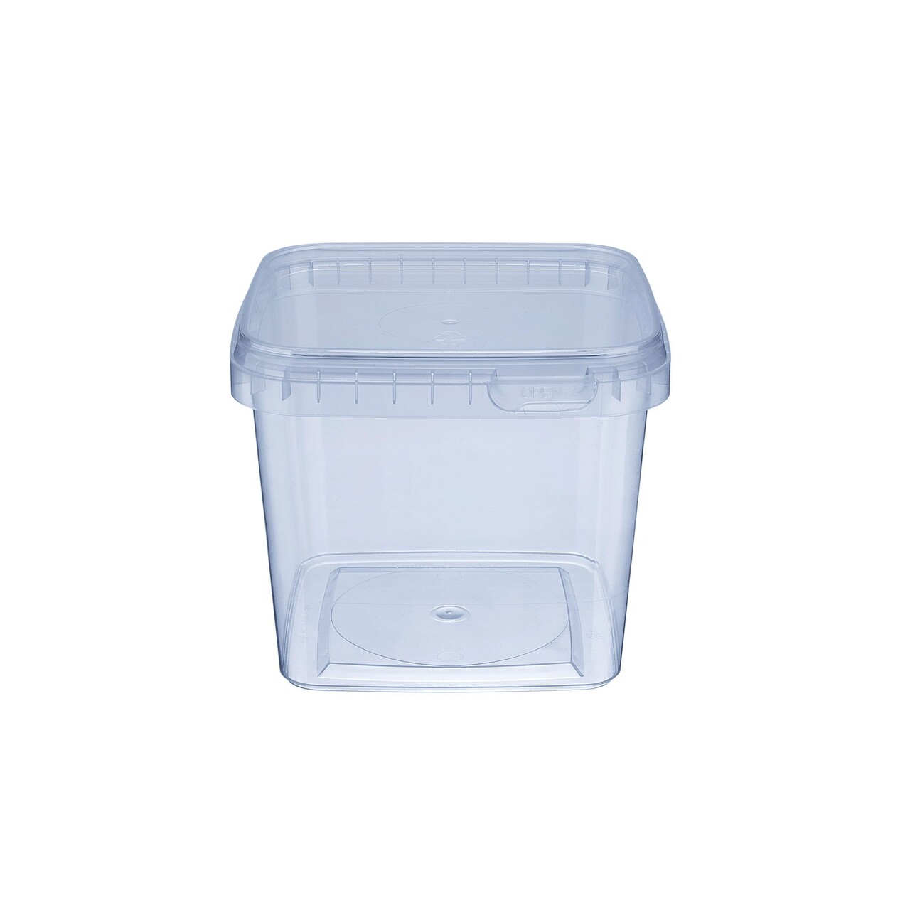 Bøtte 1150ml L129xB129xH108mm PP 24 stk/ps Klar - 24 stk/ps