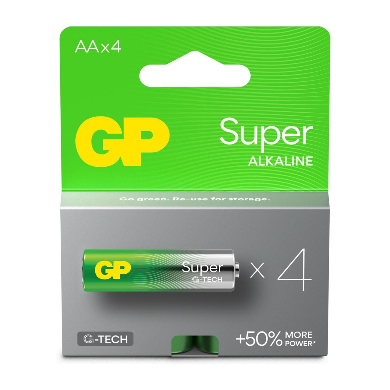Batteri GP Super Alkaline AA 4-pak - 4 stk/pk