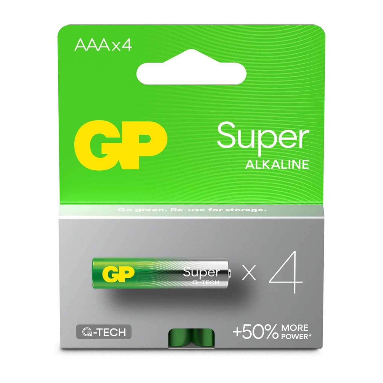 Batteri GP Super Alkaline AAA 4-pak - 4 stk/pk