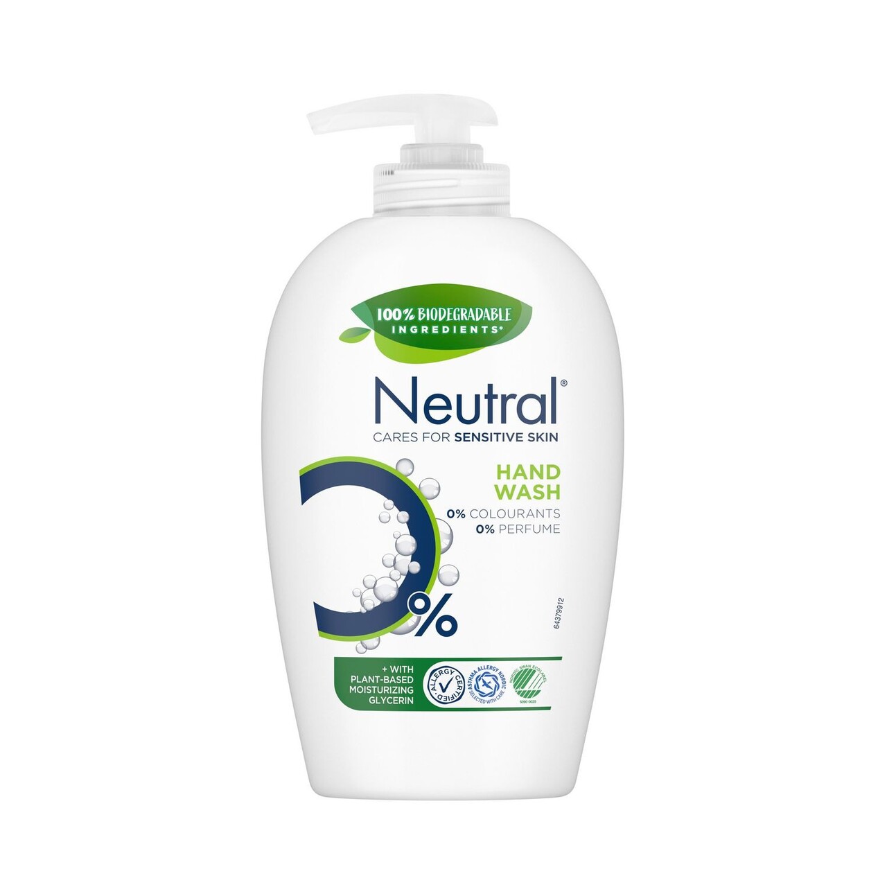 Cremesæbe - Neutral Hand Wash - 250 ml - pumpe - 6 stk x 250 ml/krt