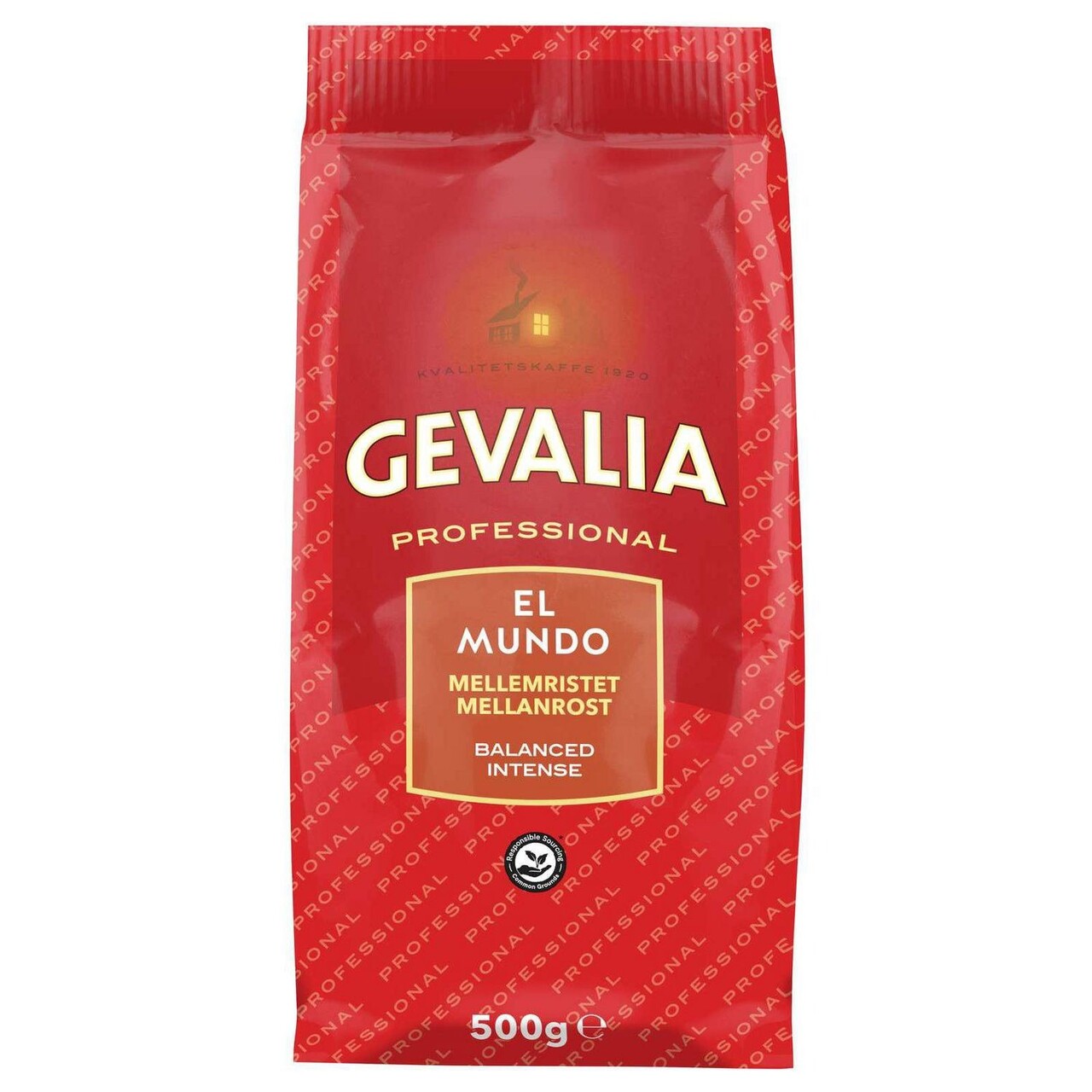 Kaffe Gevalia El Mundo Mellemristet 500g - 10 ps x 500g/krt