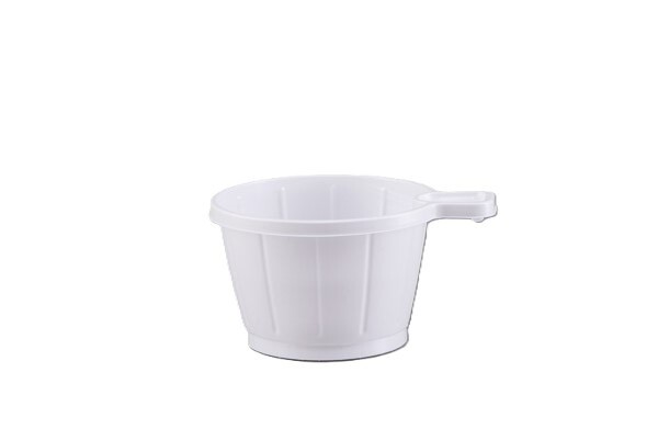 Kaffekop 20cl Ø84xH54mm PS Med Hank Hvid - 20 ps x 50 stk/krt