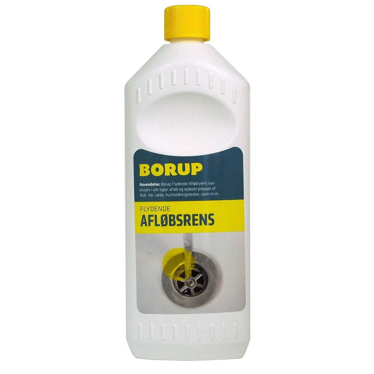 Afløbsrens Borup Natriumhydroxid 1 ltr - 6 fl x 1 ltr/krt
