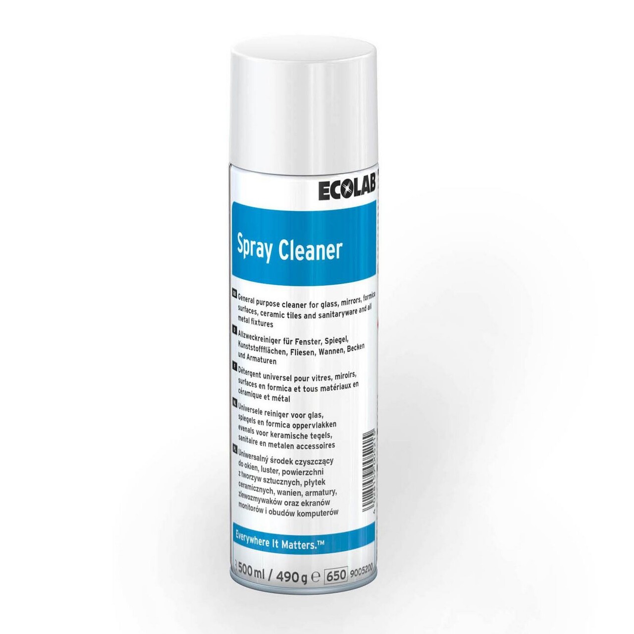 Universalrengøring Spraycleaner uden Farve/Parfume Aerosoldåse 500 ml - 12 ds x 500 ml/krt