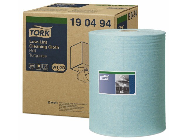 Aftørringsklud Tork 90494 Sensitiv Cleaning W1 & W2 - 500 ark