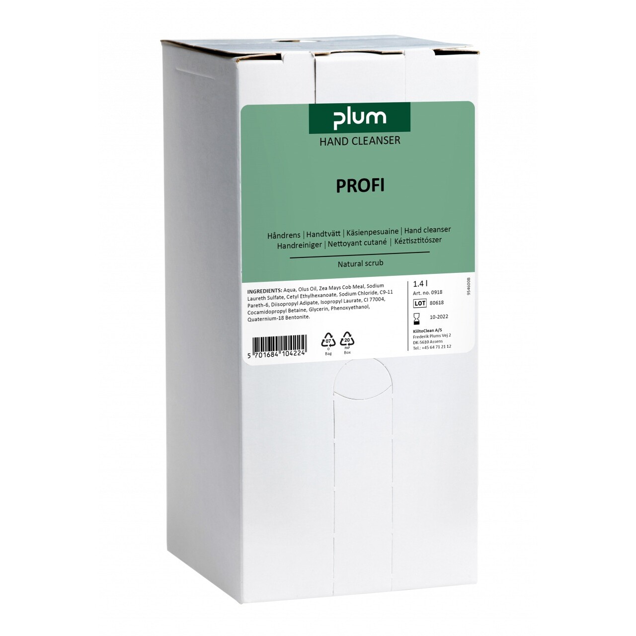 Håndrens Plum Profi til MultiPlum 1.4 ltr - 8 fl x 1,4 ltr/krt