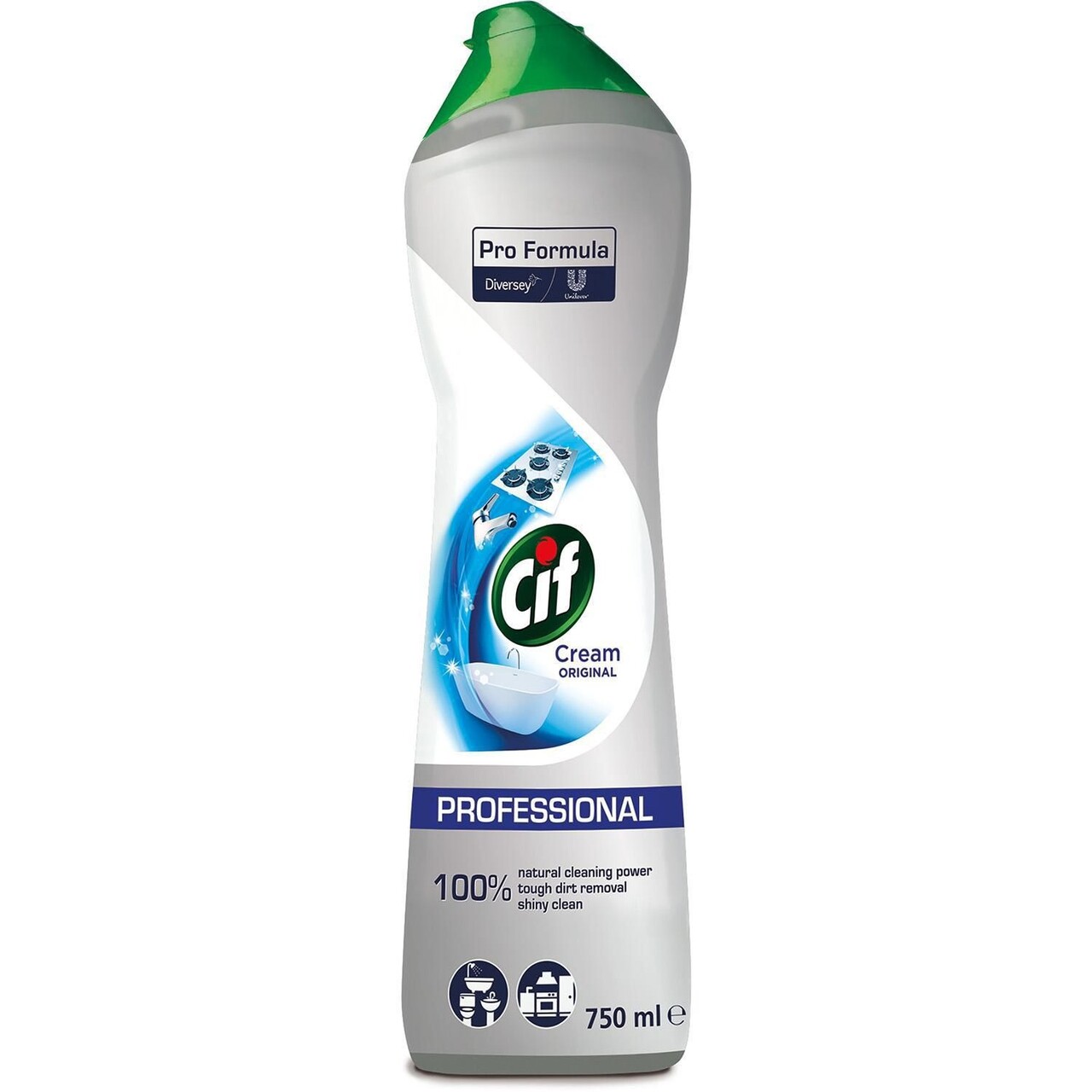 Skurecreme Cif Pro Formula Cream Original 750ml med Parfume - 8 fl x 750 ml/krt