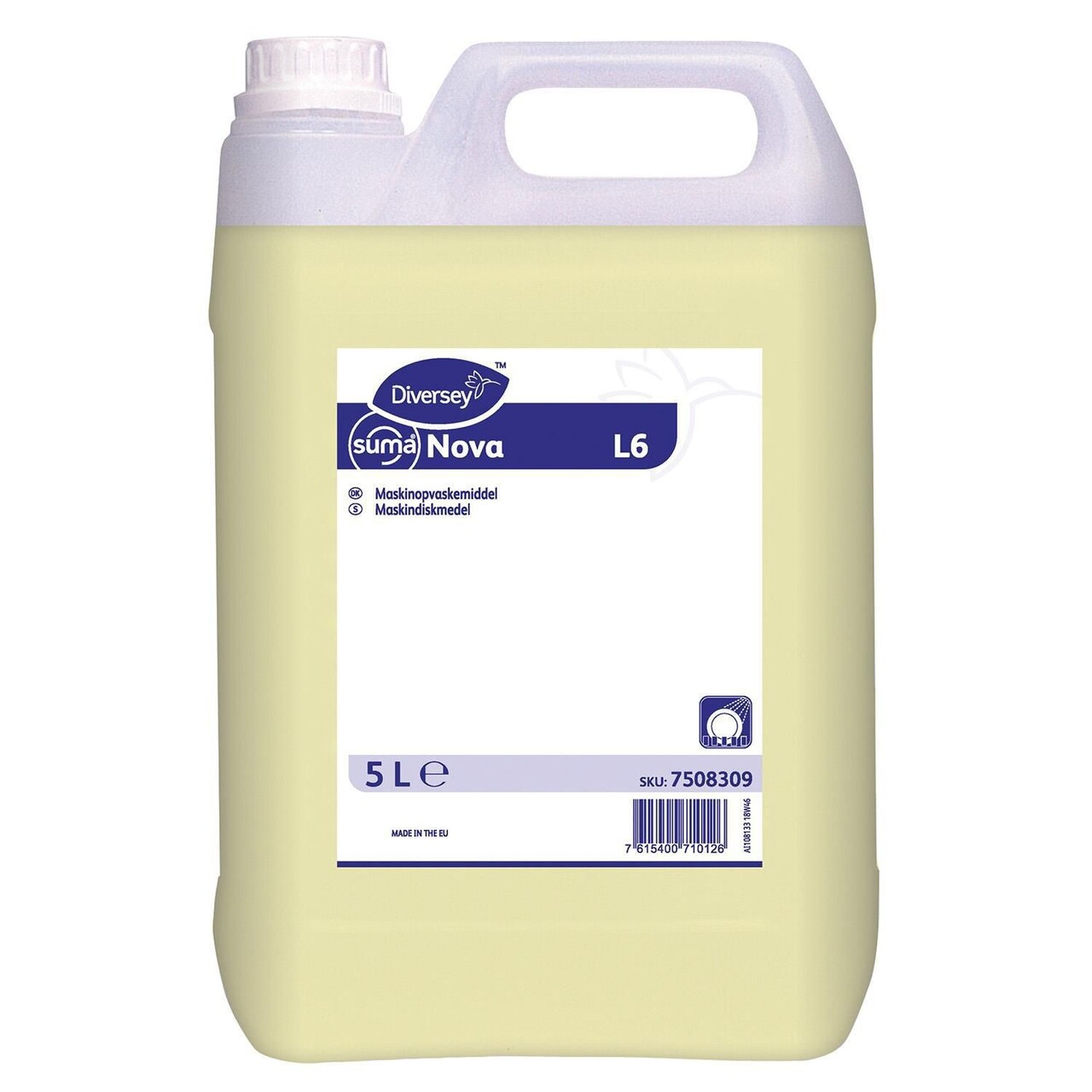 Maskinopvask Anlæg Flydende Suma Nova L6 5ltr uden Klor Hårdt - 2 dnk x 5 ltr/krt