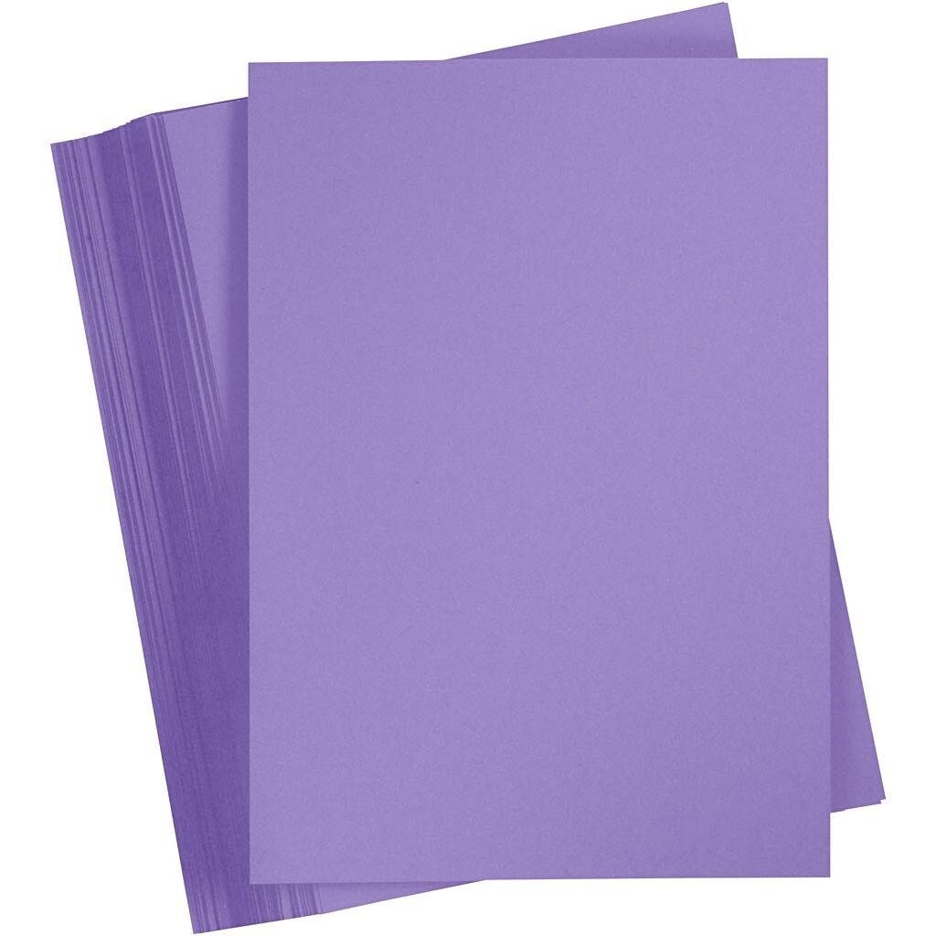 Karton, A4 210x297 mm, 180 g, purpur, 100ark