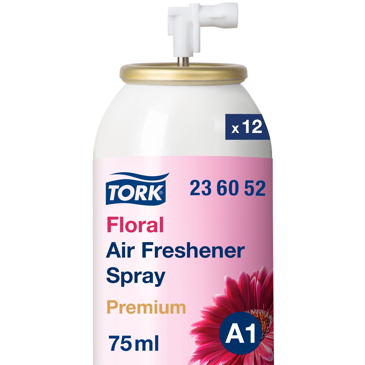 Luftfrisker - Tork - 236052 - A1 Premium Spray - Blomst - 12 stk