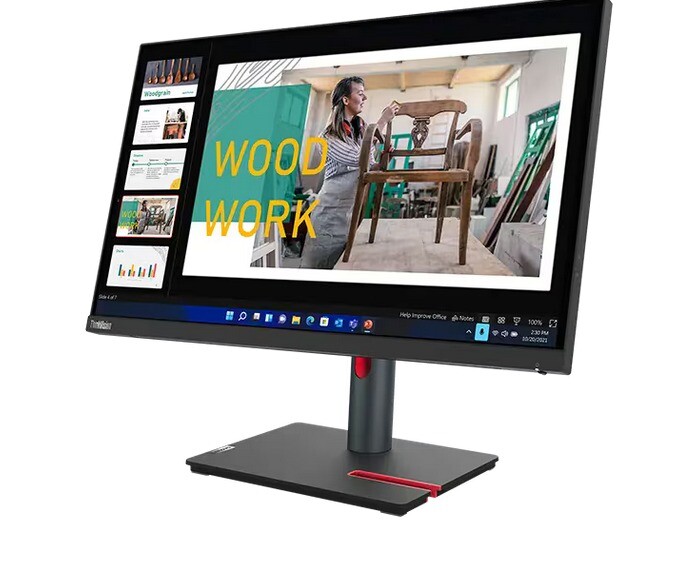 Skærm - 23.8'' Lenovo ThinkVision P24q-30 - QHD - Sort