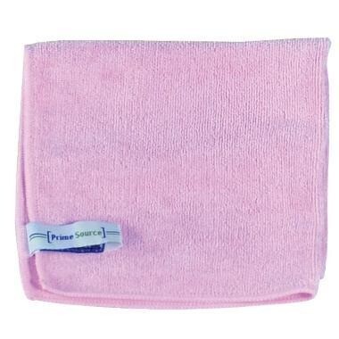 Microfiberklud – Prime Source 32x32 cm – Rød – 10 stk