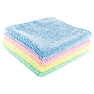 Microfiberklud – Prime Source 32x32 cm – Rød – 10 stk