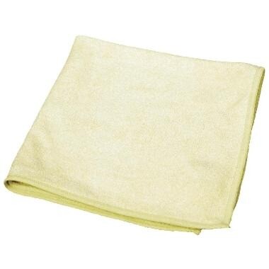 Microfiberklud, Prime Source, 40x40cm, gul - 10 stk