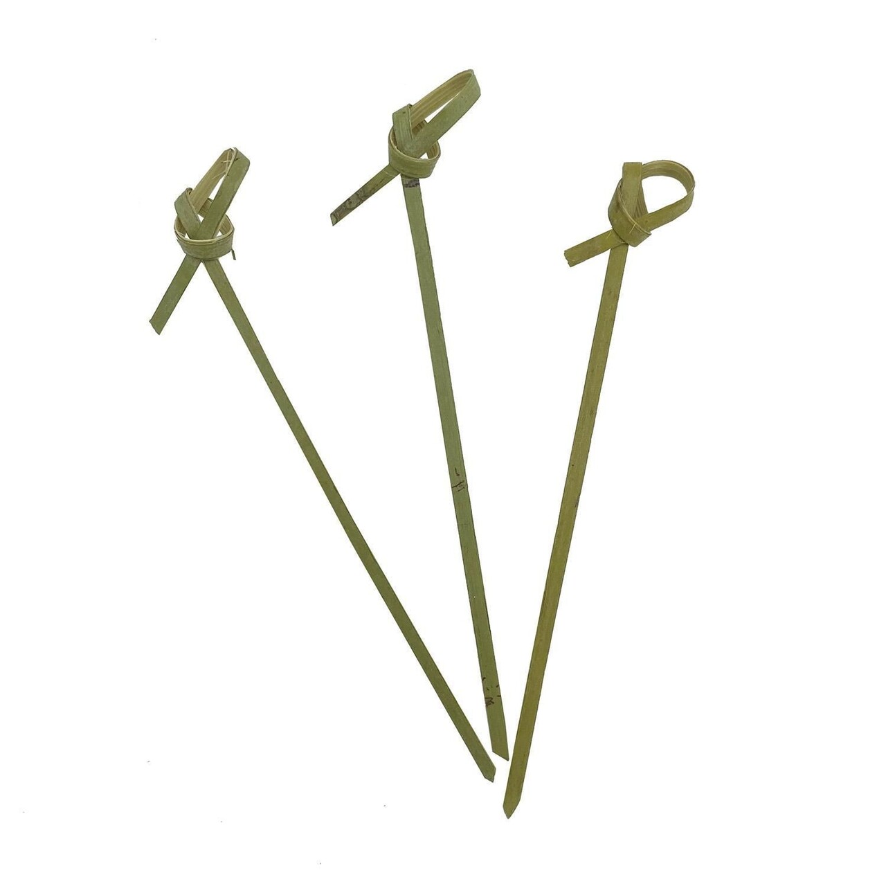Spyd 100 mm med Sløjfe Bambus - 100 stk/pk