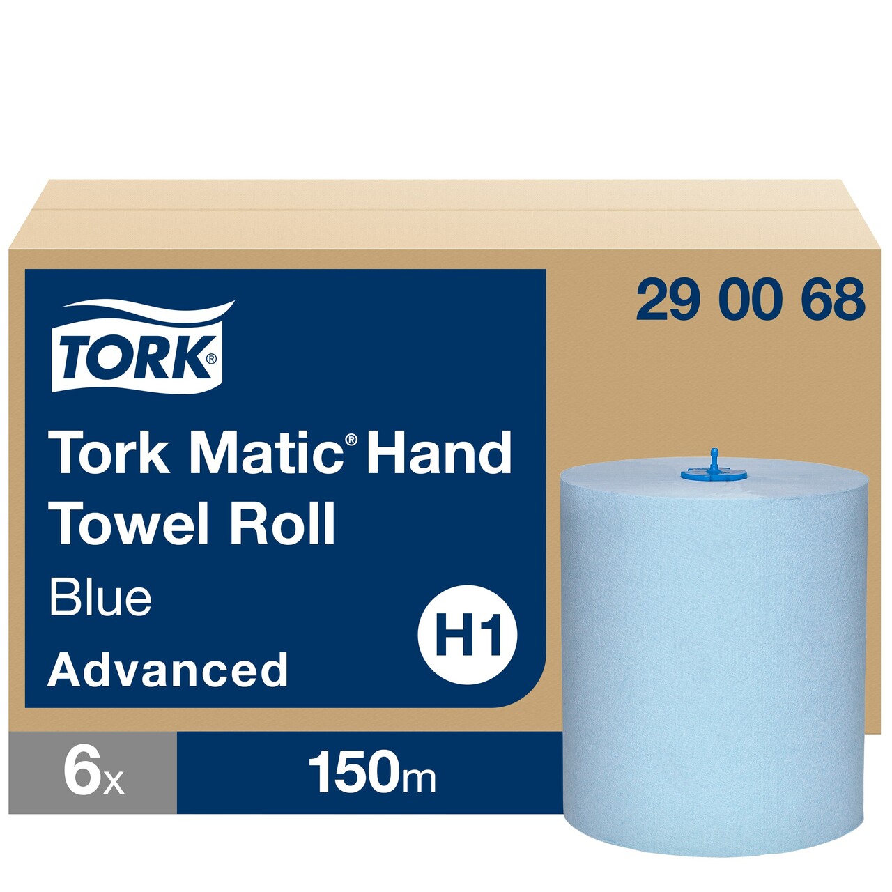 Papirhåndklæder Tork 290068 H1 Matic Advanced blå - 6 ruller