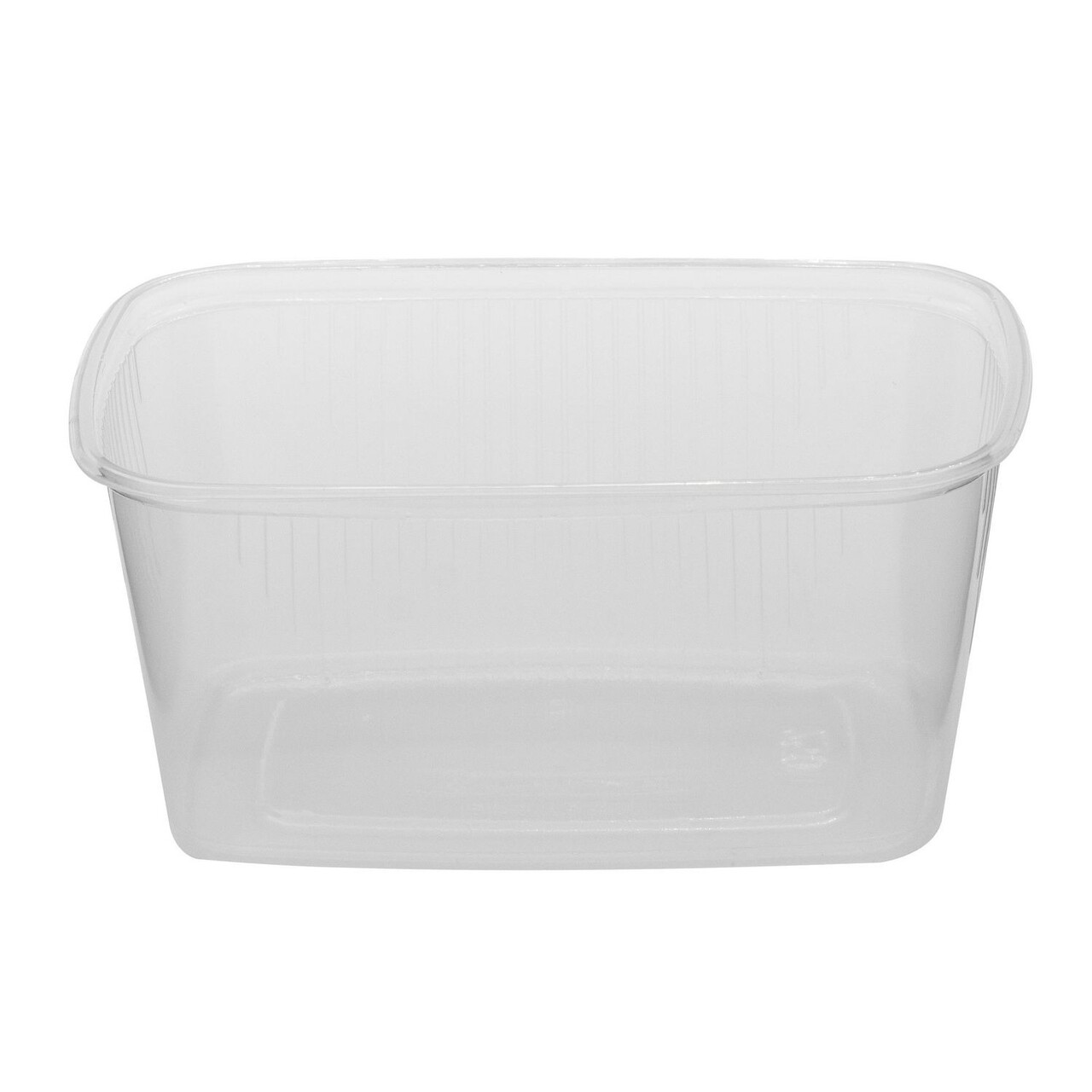 Salatbæger 250 ml 108x81x50 mm Rektangulær PP Klar - 10 pk x 100 stk/krt