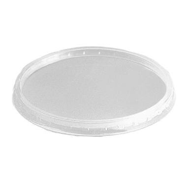 Plastlåg Ø101 mm Rund PP Klar til Salatbæger 36109/110/111/112 - 10 pk x 100 stk/krt
