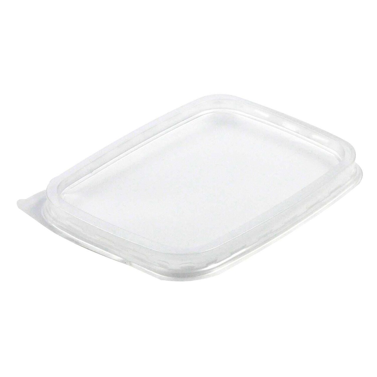 Plastlåg 108x82 mm PP Klar til Salatbæger 108x82 mm - 20 ps x 50 stk/krt