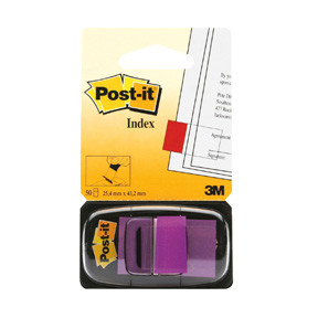 12 stk. 3M Post-it 6808M Index violet