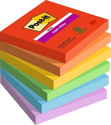 Post-it notes 3M SS 76x76 Playful (6)