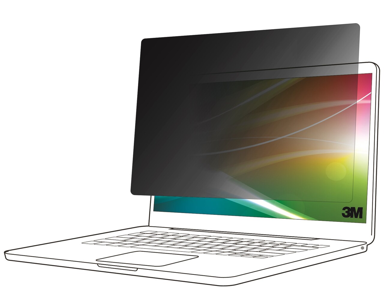 3M Bright Screen Privacy Filter til MacBook Air 13" (2018 og nyere)