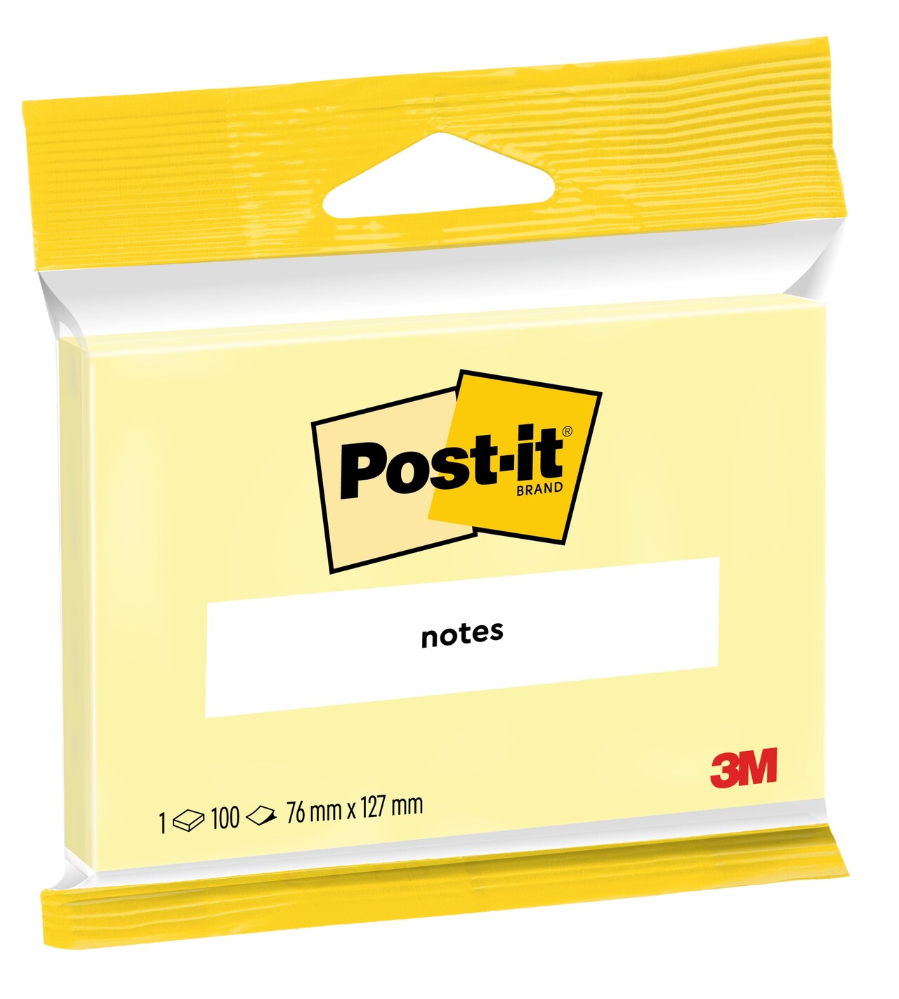 3M Post-it gul 76x127 100 ark