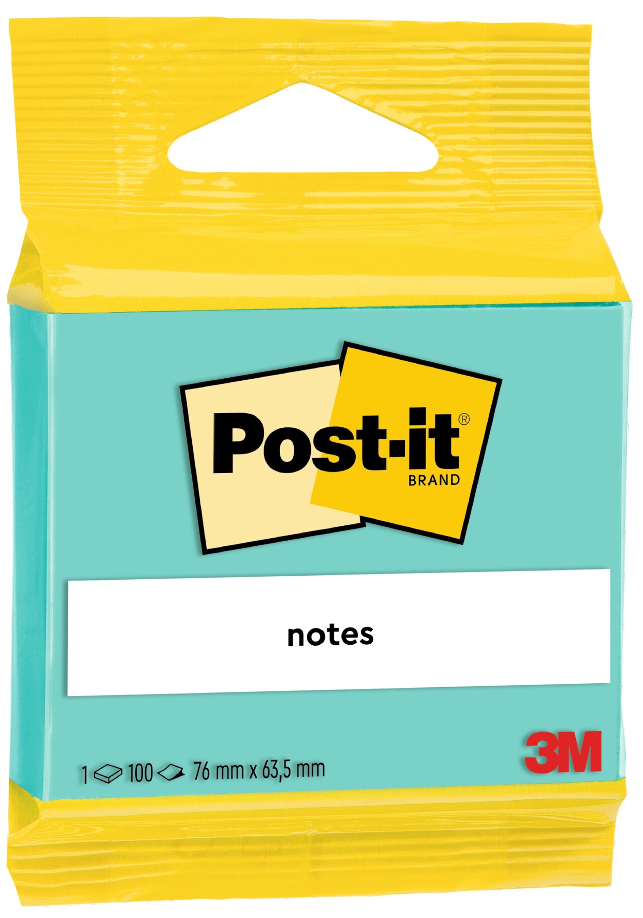 3M Post-it grøn 63,5x76 100 ark