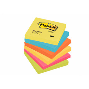 Post it notes 3M 654TFEN Notes 76x76 Energitic colour(6)