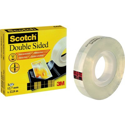 12 stk. 3M Dobbeltklæbende Tape 12mm x 22.8m