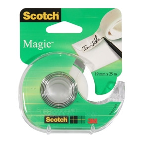 12 stk. 3M Tape dispenser w/Magic 900 tap 19mmx25m - Køb minimum 12 stk.