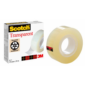 8 stk. Tape - 3M Scotch 550 Tape 19mmx33m transparent