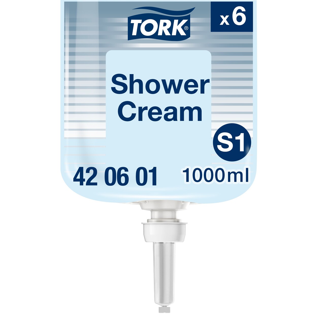 Shower gel Tork 420601 med parfume 1000 ml refill - 6 stk