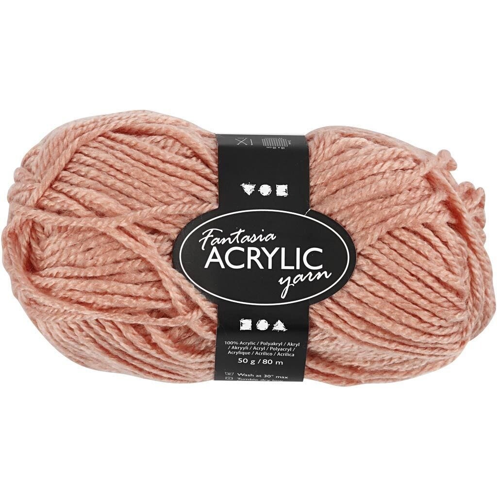 Akrylgarn – Fantasia 80 m 50 g – Pudder