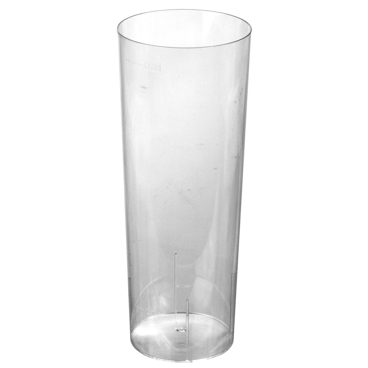 Plastglas 30 cl Longdrink PS Klar - 50 ps x 10 stk/krt