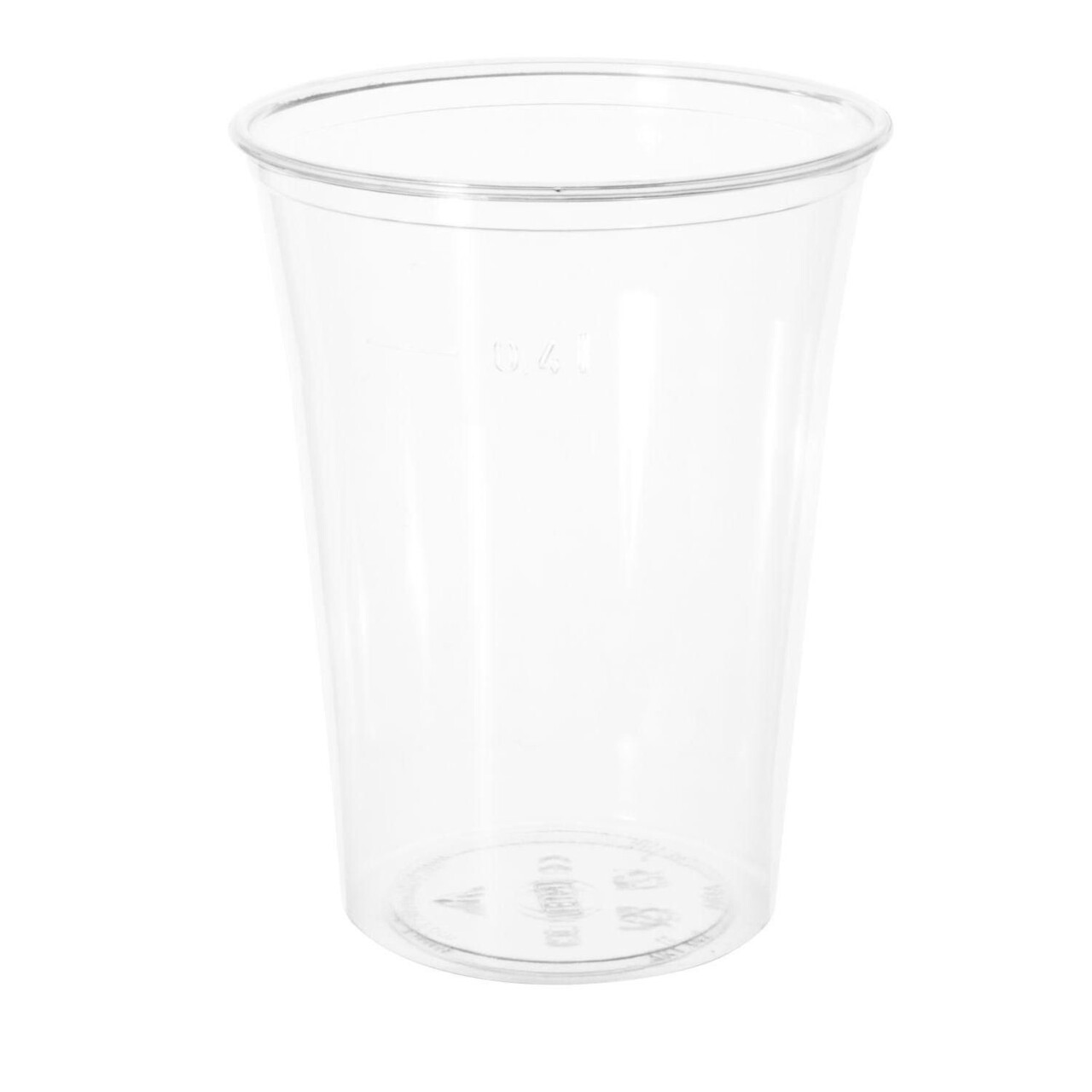 Plastglas 400 ml Ø95x120 mm Lux PS Klar - 16 pk x 75 stk/krt