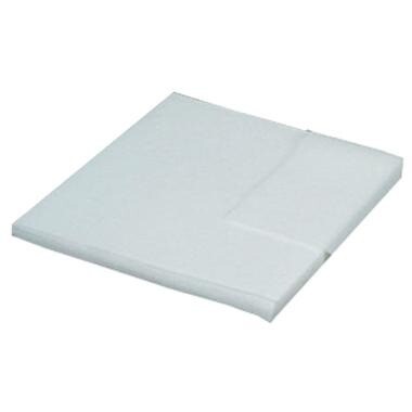 Vaskeklud engangs L200xB200xH2.5mm skum hvid - 40 pk x 100 stk/krt