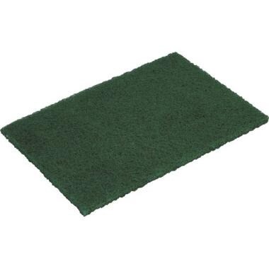 Skurenylon hånd 16x21 cm grøn - 10 stk/pk