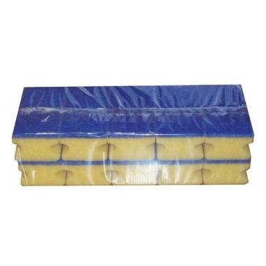 Skuresvamp 135x65x45 mm med Håndgreb Blå - 10 stk/pk