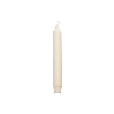 Kronelys Ø23x200 mm Brændetid 8 timer Overdryppede Stearin Elfenben - 30 stk/pk