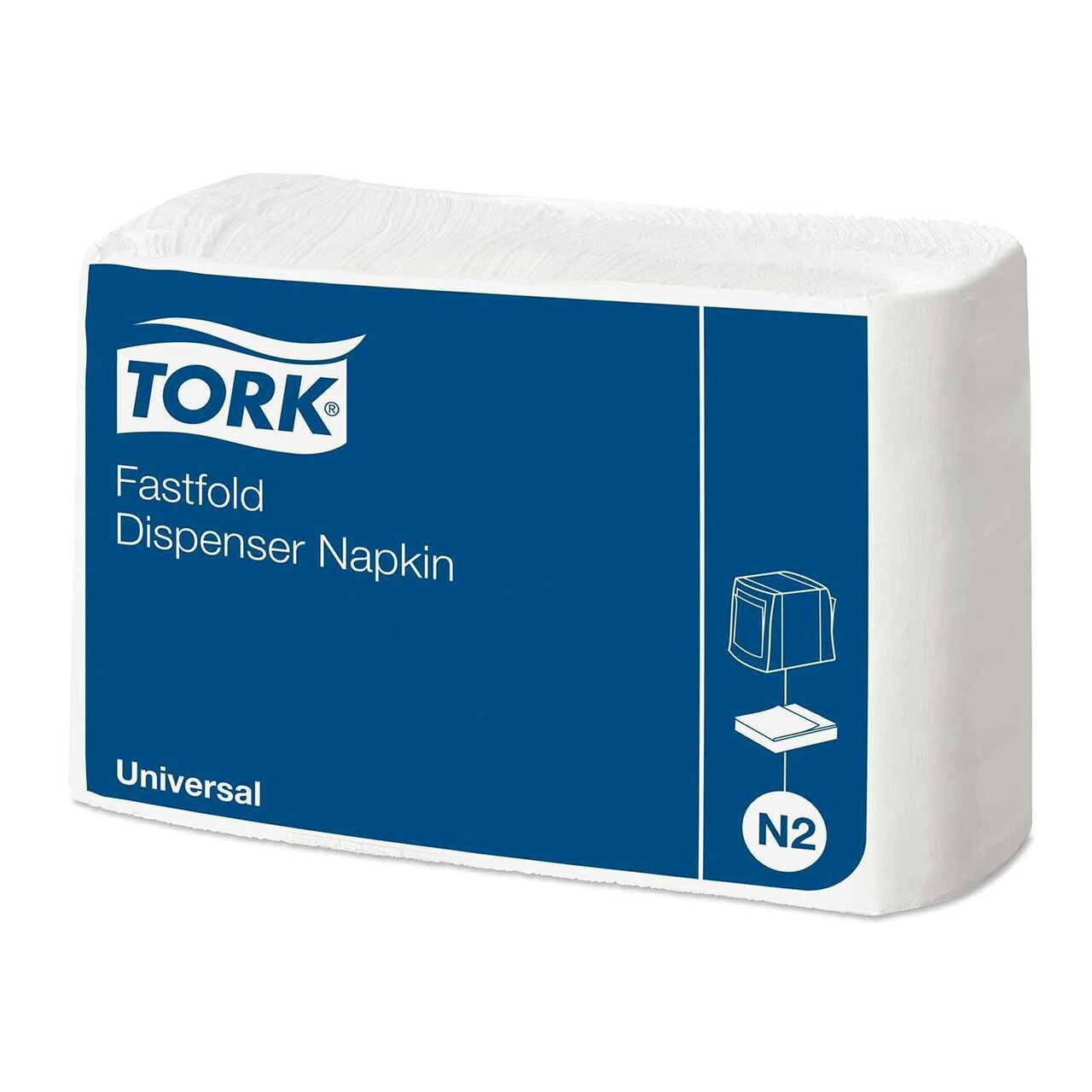 Serviet Tork 10933 N2 Compact Fold Hvid - 36 pk x 300 stk/krt