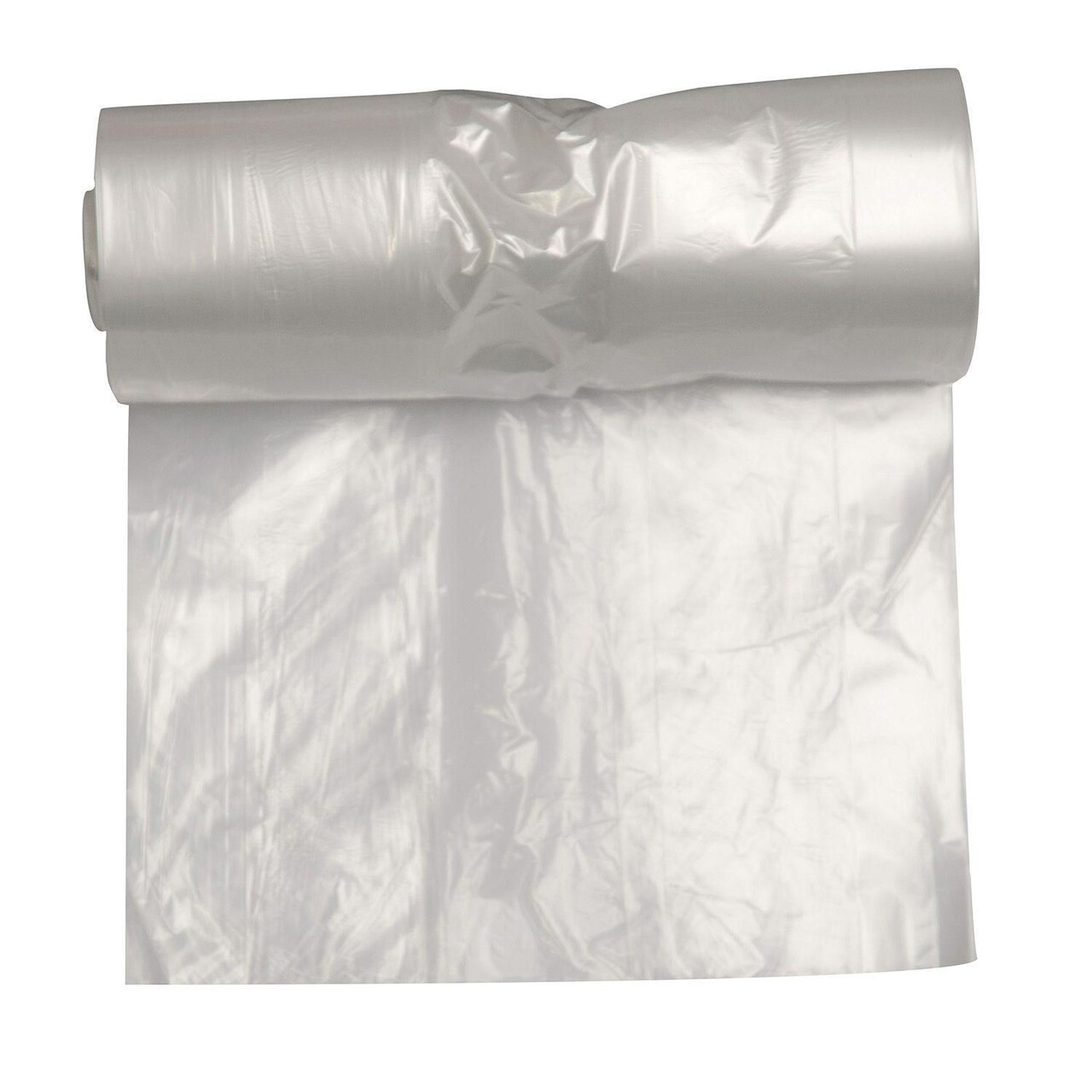 Spandepose 45ltr B600xL700mm 15my LDPE med Fals Kompakt Klar - 15 rl x 50 stk/krt