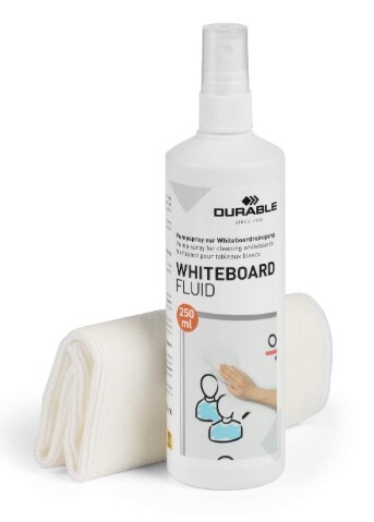 Rensesæt til whiteboard med rensespray 250ml og microfiberklud
