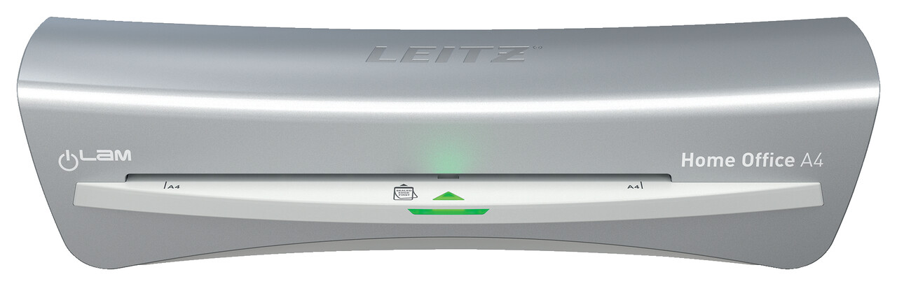 Lamineringsmaskine, Leitz, iLAM Home Office, 80-125 mic A4, Grå,