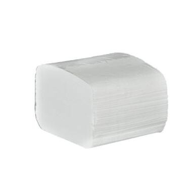 Toiletpapir i ark Bulky Soft 2-lag nyfiber 11x19 cm - 36 pk x 250 stk/krt