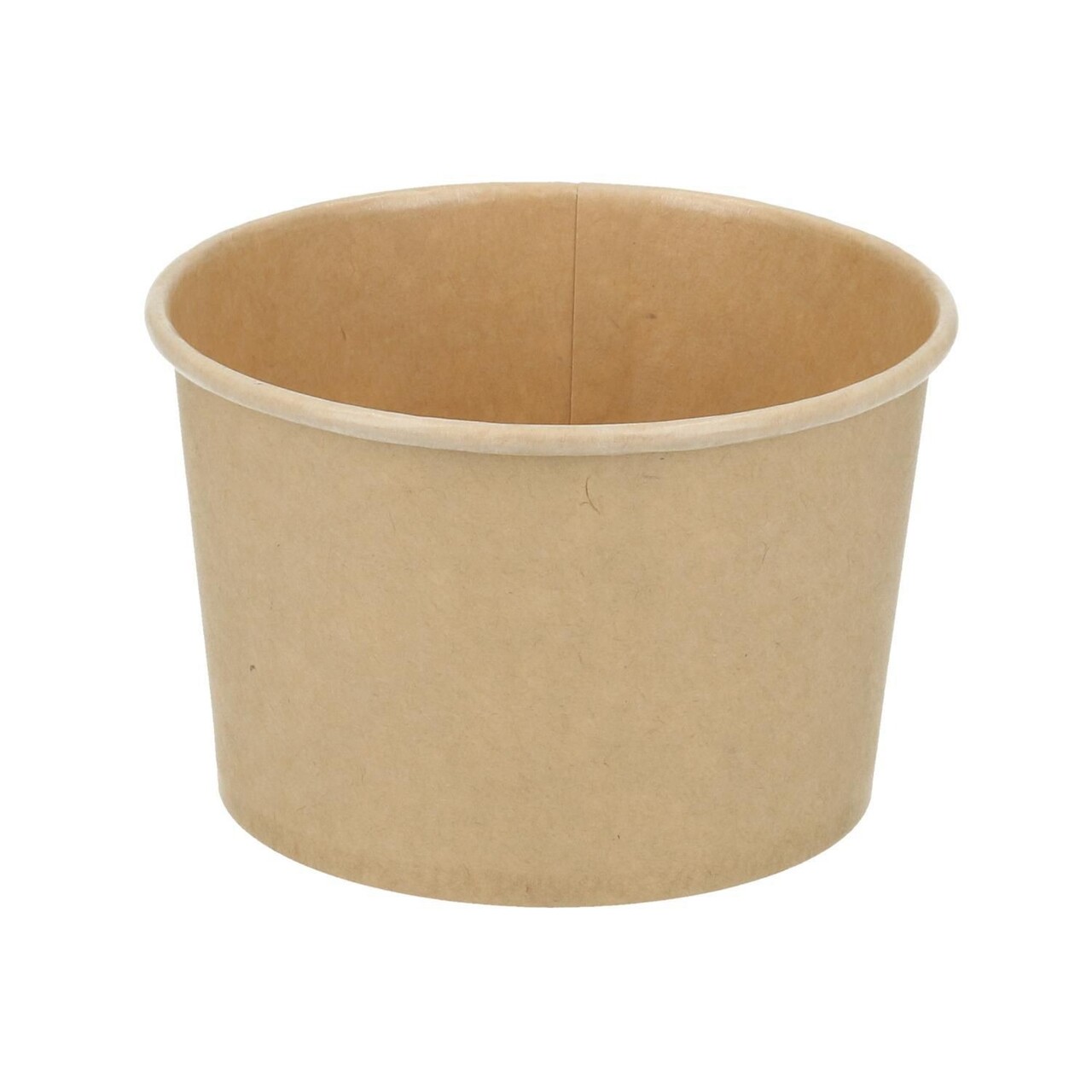 Papbæger Verive soup-to-go 240 ml /8 oz Ø96 x 58 mm pap/PLA Brun kraft - 20 ps x 50 stk/krt