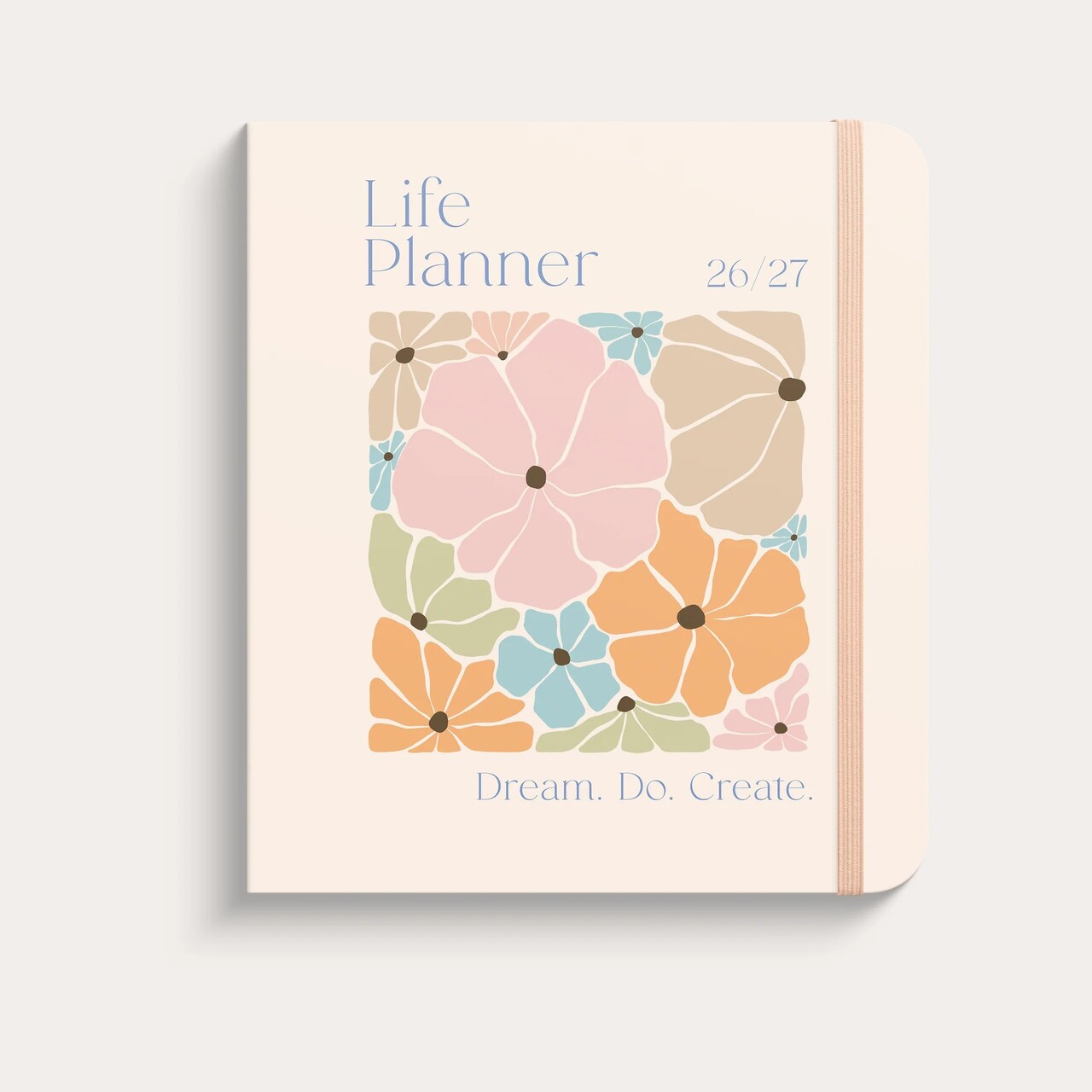 Life Planner - 216 x 190mm - Pastel flowers - 2026/2027 - Mayland - 93123727