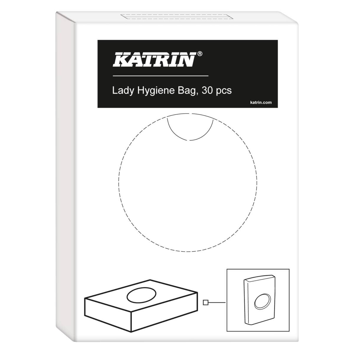Hygiejneposer, Katrin 961628, Lady Hygiene Bag - 30 poser