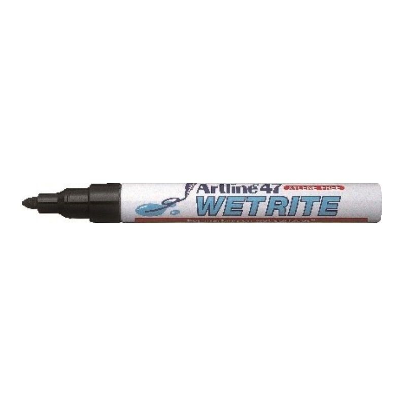 12 stk. Marker Artline 47 Wetrite 1.5 sort